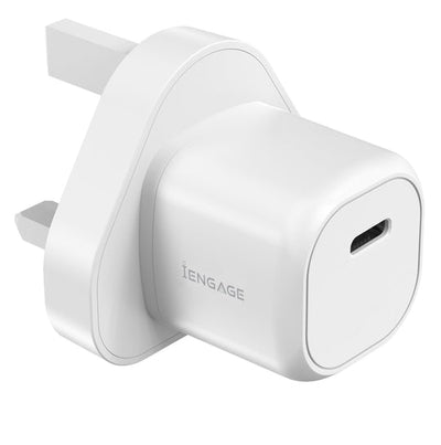 iEngage 20W USB-C Pd Power Adapter - White