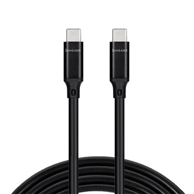 iEngage Fast Charge Data Line Usb Cable  - Type-C To Usb-C  / 100W  / 1 Meter / Black