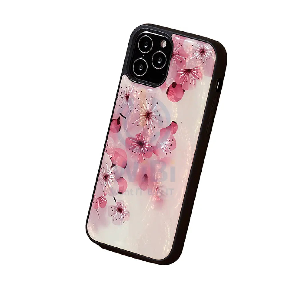 Ikins Natural Pearl Case For iPhone 12 & 12 Pro - Lovely Cherry Blossom Accessories > Mobiles & Tablets > Offer Zone