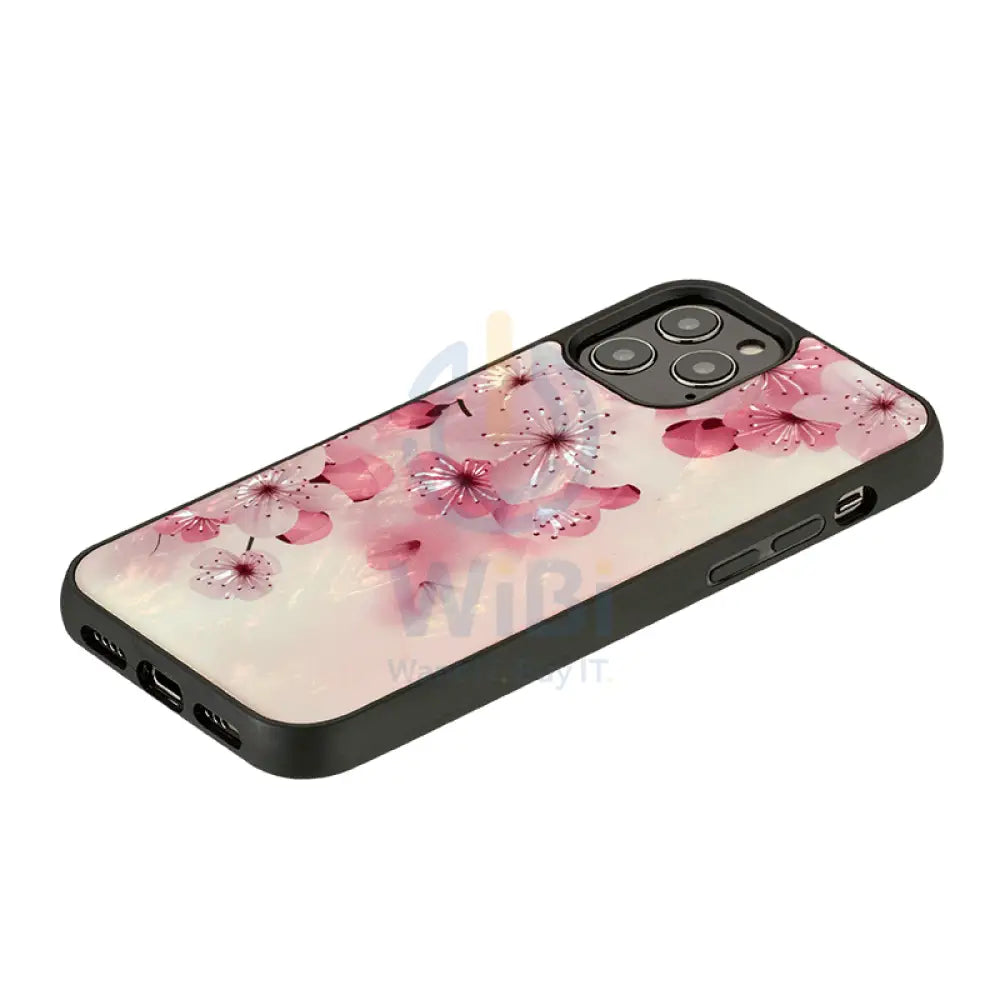 Ikins Natural Pearl Case For iPhone 12 & 12 Pro - Lovely Cherry Blossom Accessories > Mobiles & Tablets > Offer Zone
