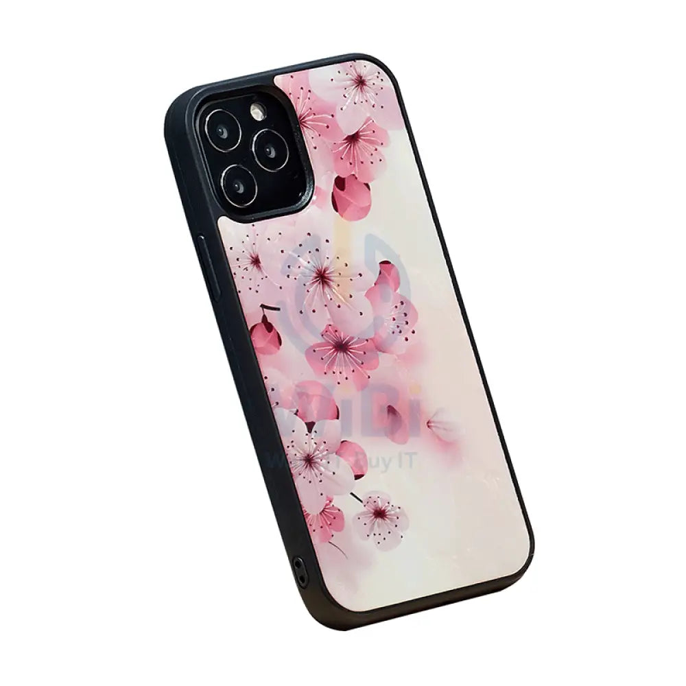 Ikins Natural Pearl Case For iPhone 12 & 12 Pro - Lovely Cherry Blossom Accessories > Mobiles & Tablets > Offer Zone