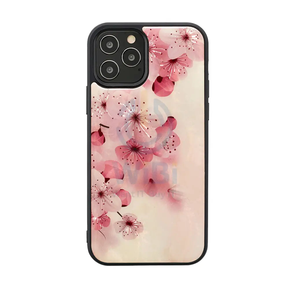Ikins Natural Pearl Case For iPhone 12 & 12 Pro - Lovely Cherry Blossom Accessories > Mobiles & Tablets > Offer Zone