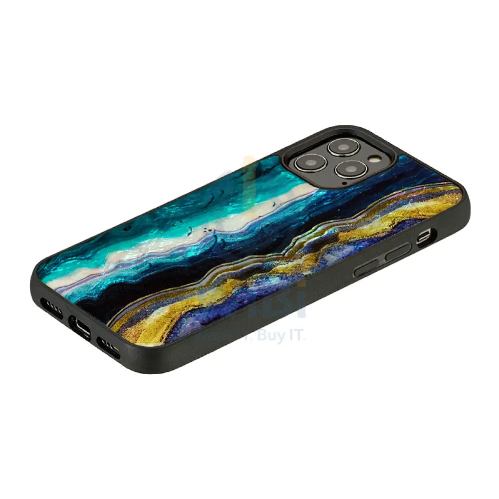 Ikins Natural Pearl Case For iPhone 12 Pro Max - Purple Agate Accessories > Mobiles & Tablets > Offer Zone