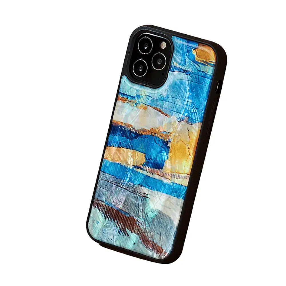 Ikins Natural Pearl Case For iPhone 12 & 12 Pro - Sky Blue Accessories > Mobiles & Tablets > Offer Zone