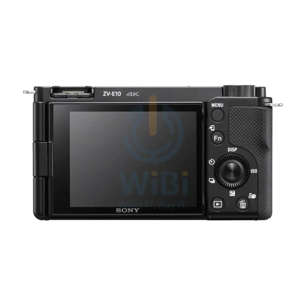 ILCE ZV-E10L/B ALPHA ZV-E10 MIRRORLESS CAMERA WITH 16-50 LENS - 7.5cm LCD / 4K UHD / Wi-Fi / Bluetooth / HDMI / USB