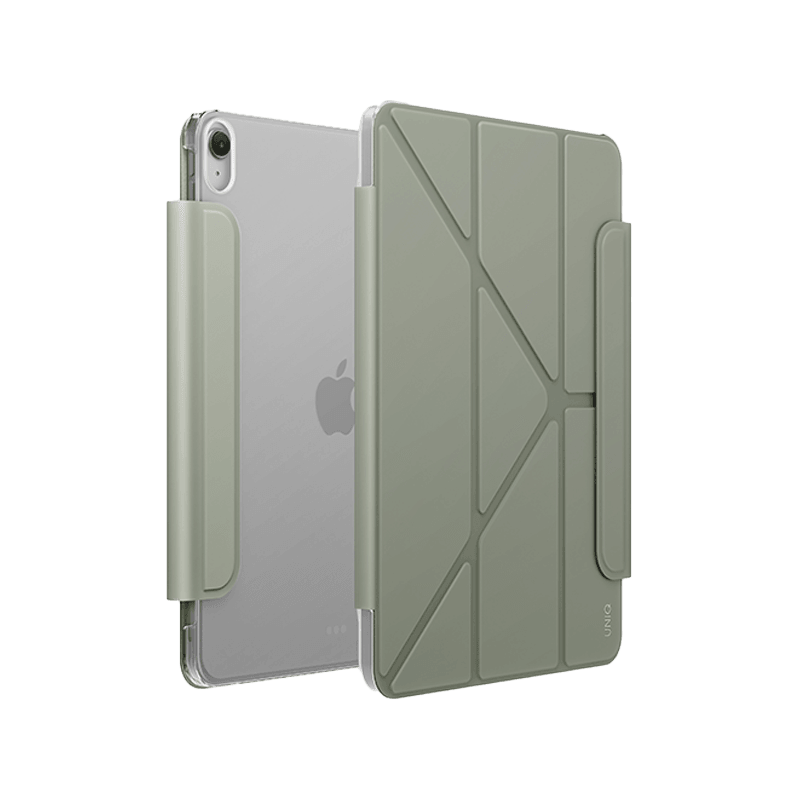 Uniq Camden Lite Case With Detachable Pencil Sleeve for iPad Air 11" (M2-M4) - Sage Green