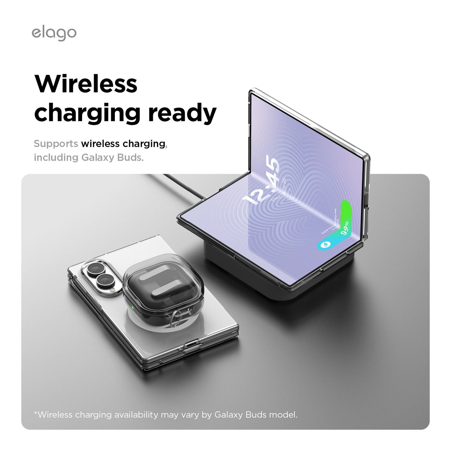 Elago Magnetic PC Case For Galaxy Z Fold 8 - Transparent