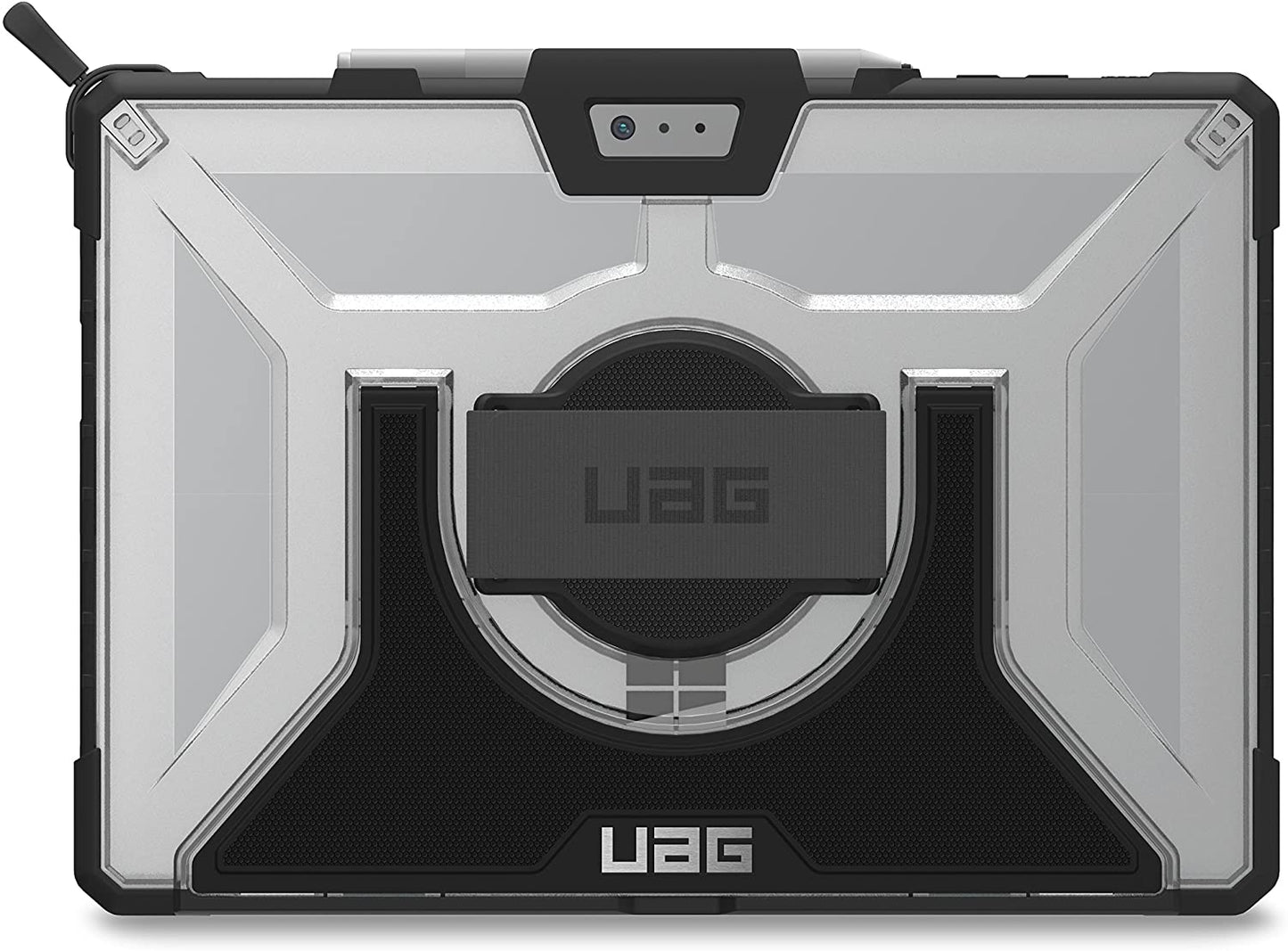 UAG Microsoft Surface Pro 7+/7/6/5/4 Plasma Case With Handstrap & Shoulder Strap - Ice/Black