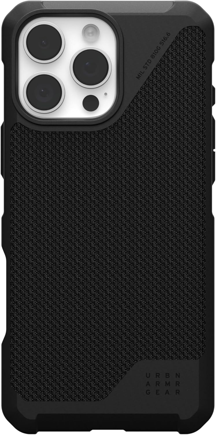 UAG iPhone 16 Pro Max Magsafe Metropolis Lt Case - Kevlar Black