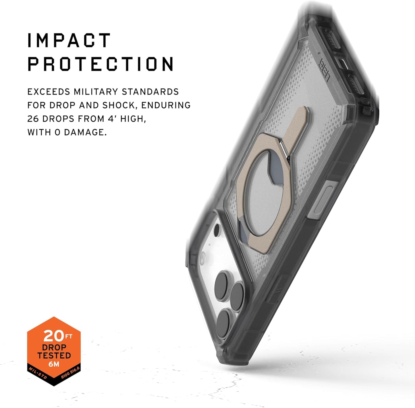 UAG iPhone 17 Pro Max Plasma Xte Magsafe Case - Ash/Titanium