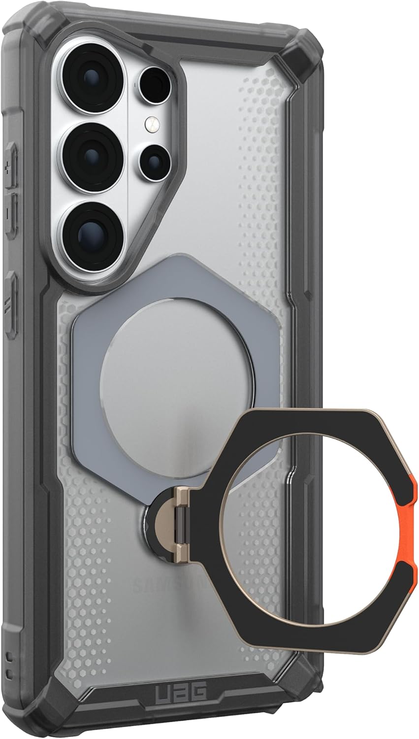 يو ايه جي XTE 360 مع  حافظة  سامسونج جالكسي  ألترا  رماد