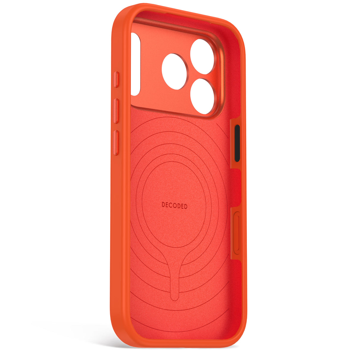 Decoded AntiMicrobial Silicone Backcover Case For Apple iPhone 18Pro Max / Apple iPhone 17 Pro Max - Terracotta