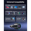 UGREEN Car Charger with 3-Port - 130W / Black