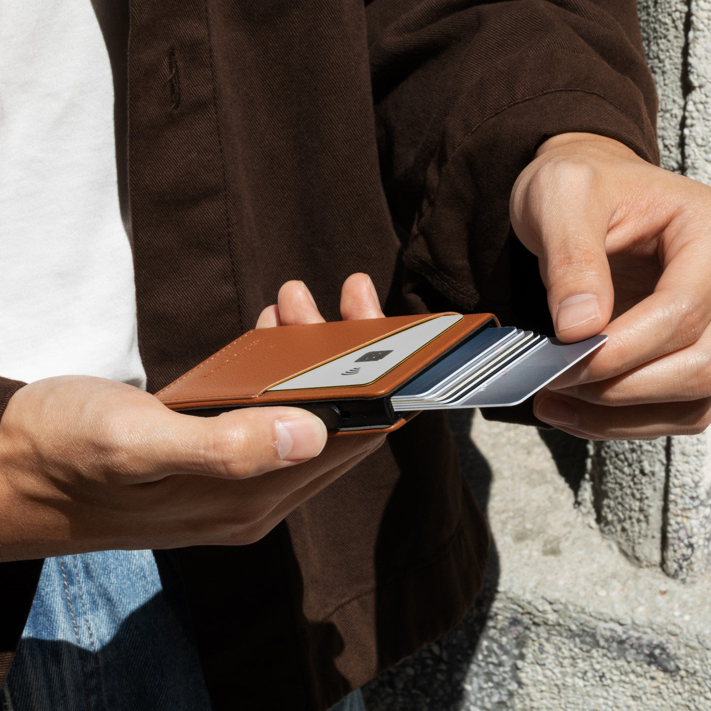 Native Union Slide Wallet - Tan
