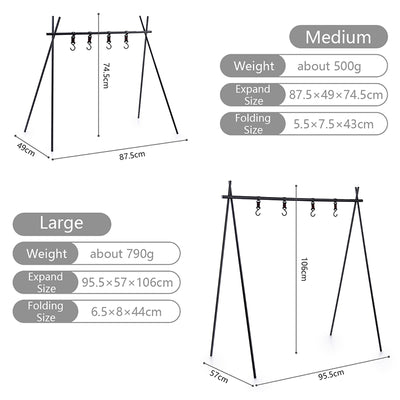 Naturehike (Chen Yi) Triangular shelving Q-9B (Large) - Black