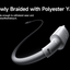 Baseus New Braided Fast Charging Cable - USB-C / 100W / 2 Meter / White