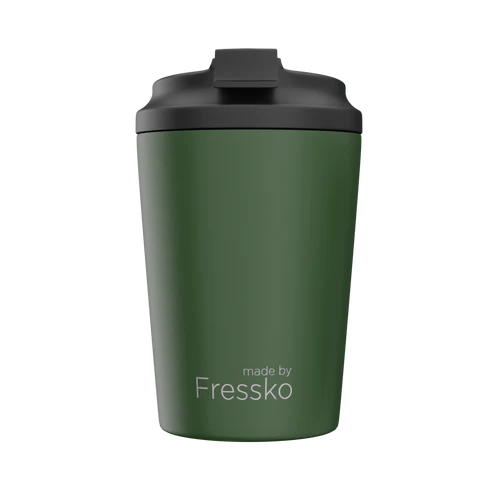 Fressko Camino 340ml / 12oz Cup - Stainless Steel - Khaki