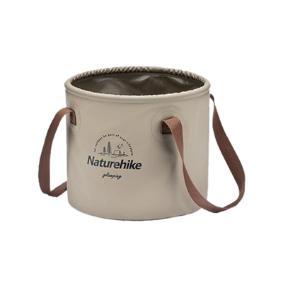 Naturehike Foldable Round Bucket - Light Brown (20L)