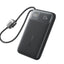 Baseus EnerFill FC11 Digital Display Power Bank with Dual Built-in USB-C Cables - 20000mAh / 45W / Cosmic Black