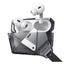 AULUMU A39 Hi-Per Shockproof Geometric Earphone Case for AirPods Pro 3 - Translucent Gray