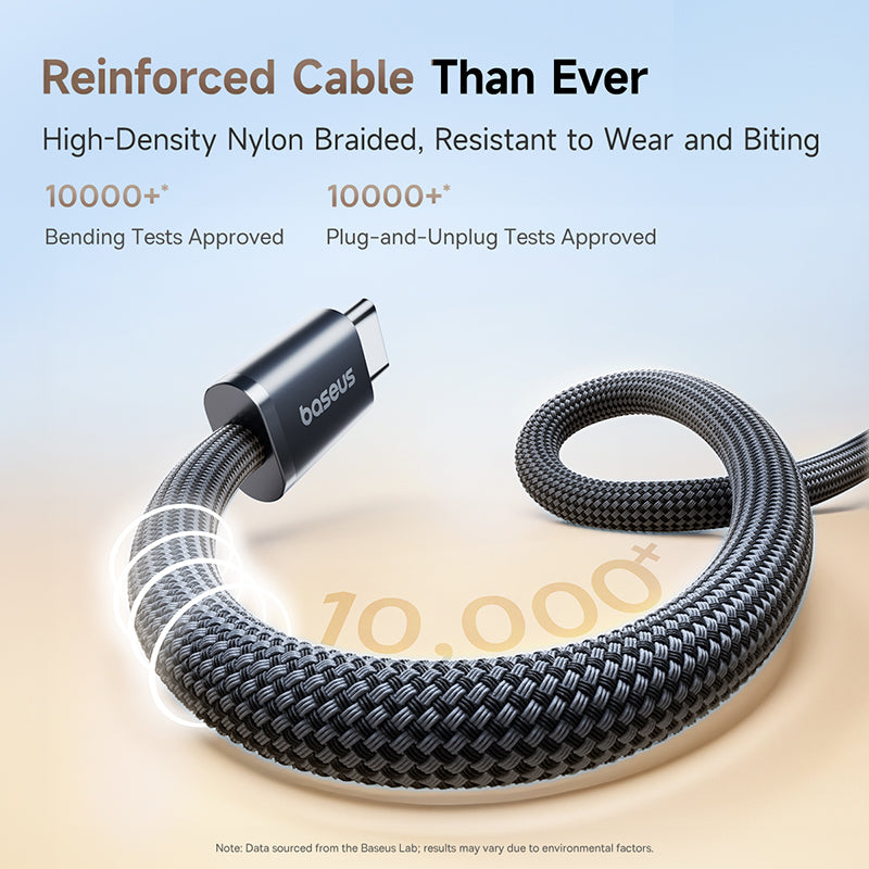 Baseus Dynamic 4 Pro Magnetic Fast Charging Cable - USB-C / 100W / 1 Meter / Black