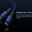 Baseus Tungsten Gold Fast Charging Cable - USB-C / 100W / 1 Meter / Blue