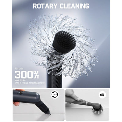 Fanttik G9 Handy Cordless Spin Scrubber - Black