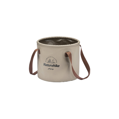 Naturehike Foldable Round Bucket - Light Brown (10L)