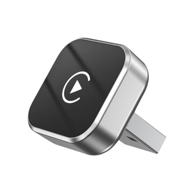 JASCO Wireless CarPlay (2 in 1 Wireless Adapter) - Chrome Silver