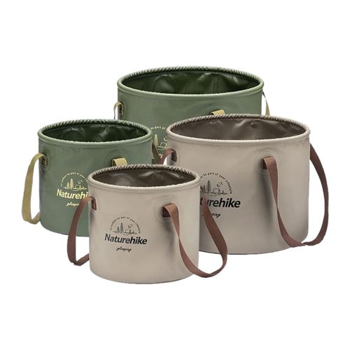 Naturehike Foldable Round Bucket - Light Brown (10L)