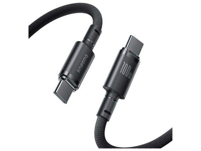 Baseus New Braided Fast Charging Cable - USB-C / 100W / 1 Meter / Black