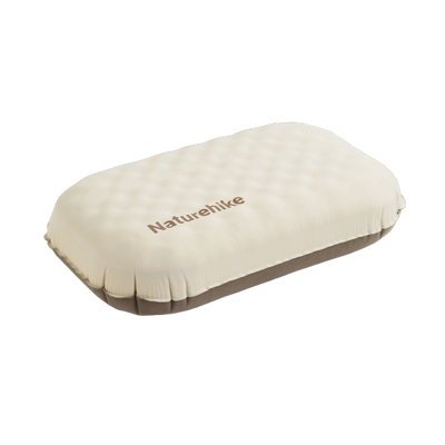 Naturehike Yugu 2-in-1 Sponges Inflatable Pillow - Champagne Brown (L)