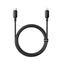Baseus Silky Series Fast Charging Cable - USB-C / Lightning / 20W / 2 Meter / Cluster Black