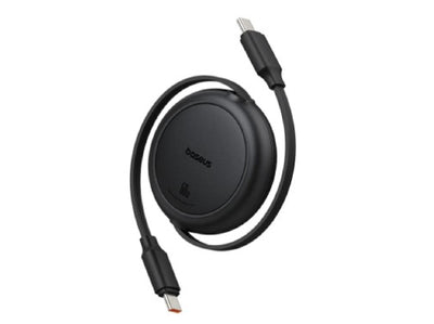 Baseus Free2Pull Mini Cable - USB-C / 60W / 1 Meter / Cluster Black