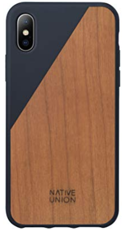 Native Union iPhone XS Clic Wooden Case - Marine