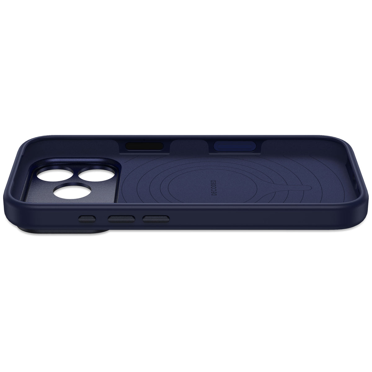 Decoded AntiMicrobial Silicone Backcover Case For Apple iPhone 18Pro Max / Apple iPhone 17 Pro Max - Atlantic Blue
