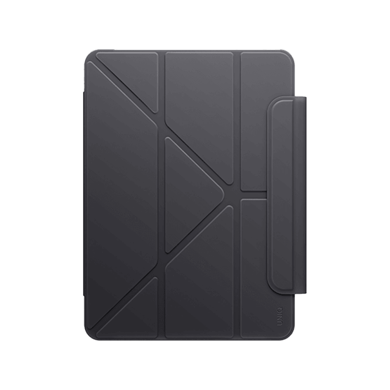 Uniq Camden Lite Case With Detachable Pencil Sleeve for iPad Air 11" (M2-M4) - Charcoal Grey
