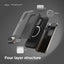 Elago iPhone 15 Pro Magsafe Glide Case - Dark Gray / Black