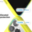 Elago Magnetic Silicone Case (Camera Control Key Included) For Apple iPhone 18 Pro Max / Apple iPhone 17 Pro Max - Neon Yellow