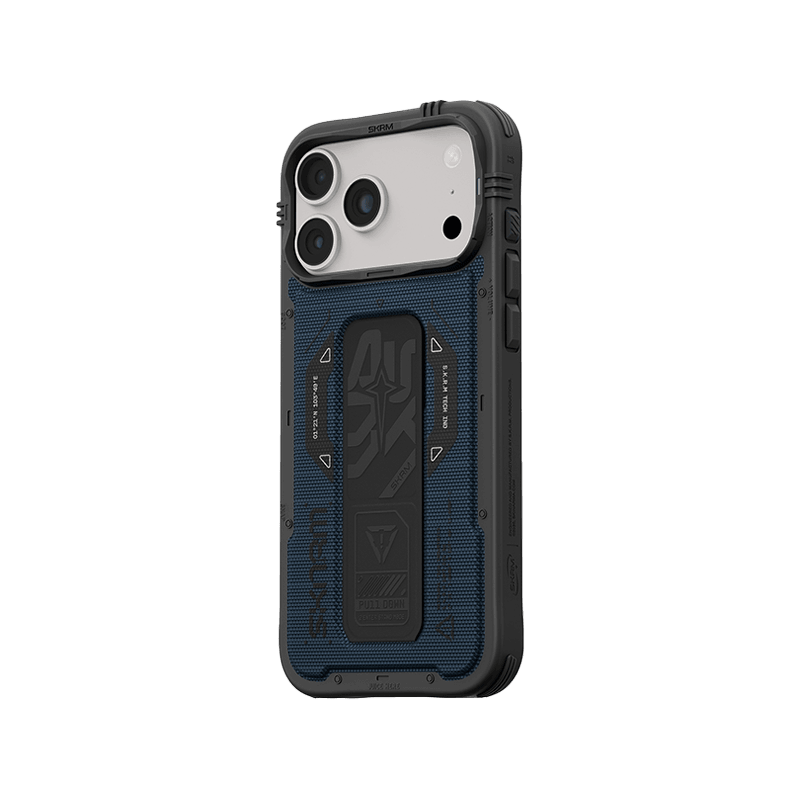 SkinArma Phantom MagSafe Case With Grip Stand for iPhone 18 Pro - Blue