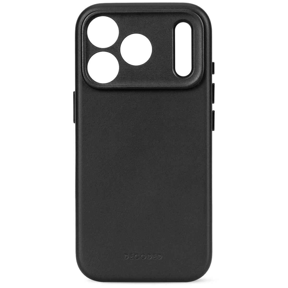 Decoded Leather Backcover Case For Apple iPhone 18 Pro Max / Apple iPhone 17 Pro Max - Black