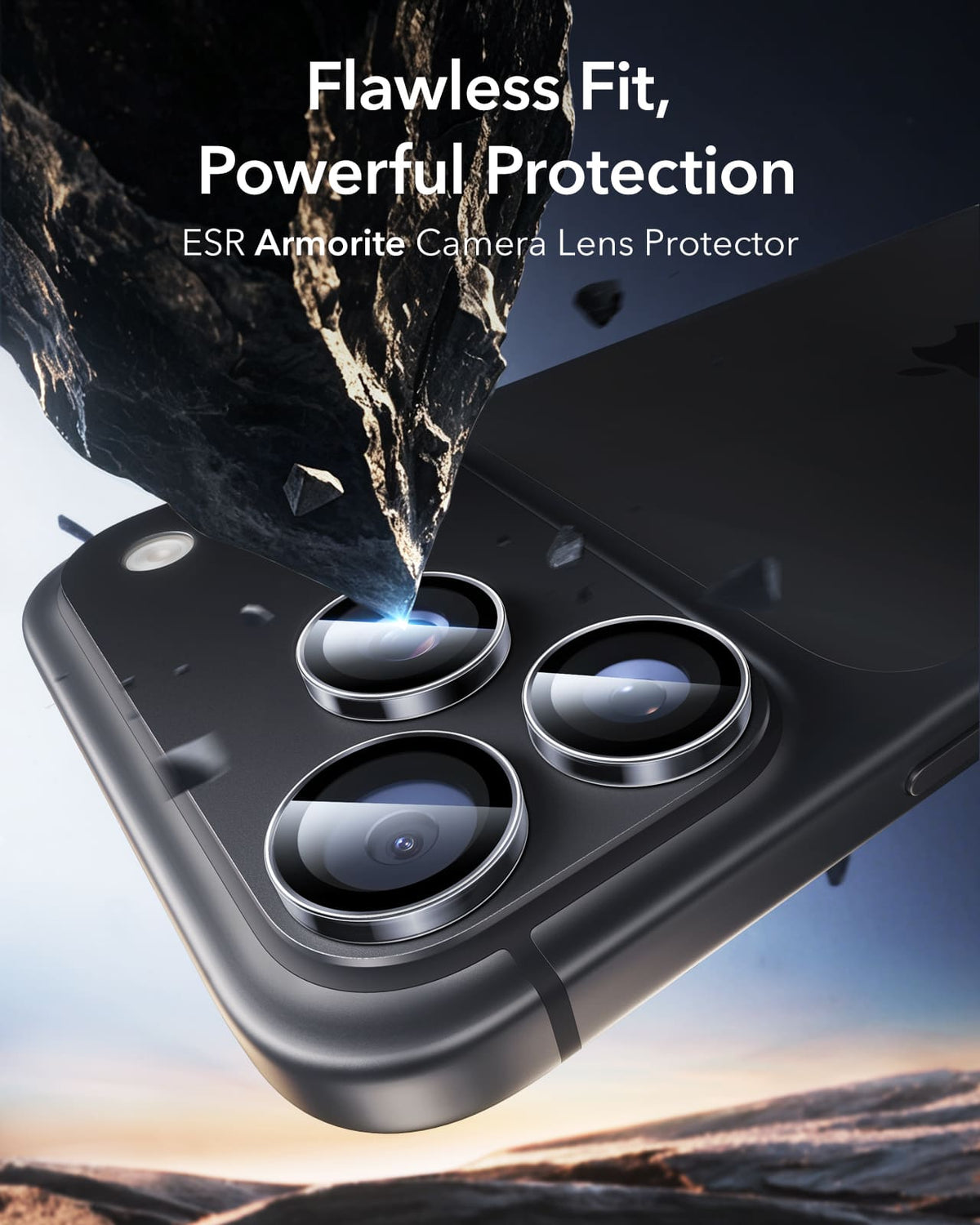 ESR Armorite Camera Lens For Apple iPhone 18 Pro / Apple iPhone 18 Pro Max / Apple iPhone 17 Pro / Apple iPhone 187 Pro Max - Clear