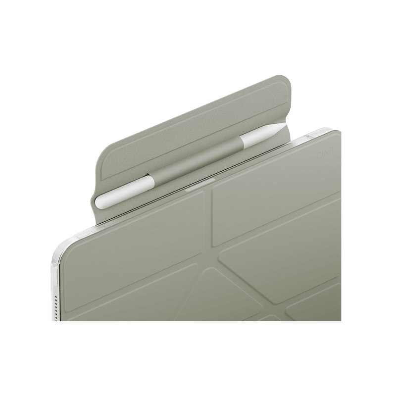 Uniq Camden Lite Case With Detachable Pencil Sleeve for iPad Air 11" (M2-M4) - Sage Green
