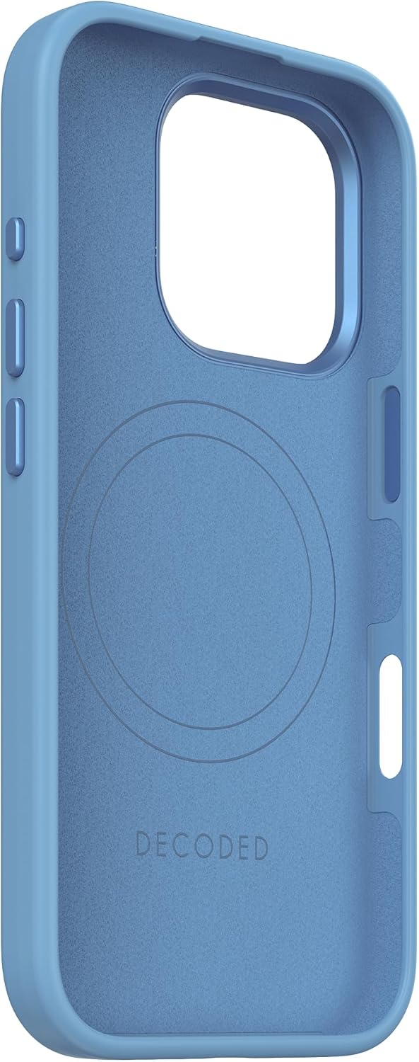 Decoded iPhone 16 Pro AntiMicrobial Silicone Case - Light Blue
