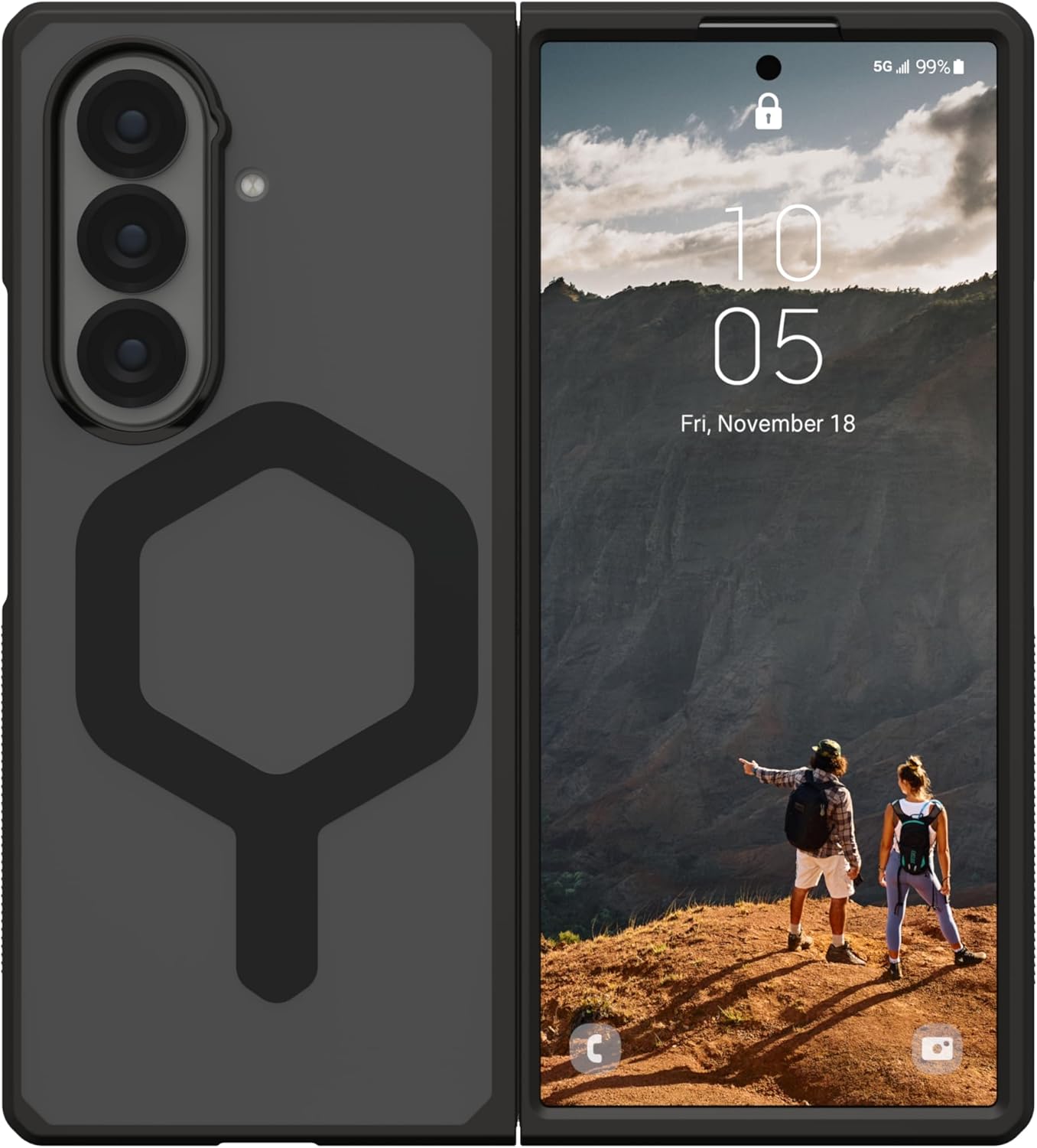 UAG Samsung Galaxy Z Fold 7 Mouve w/Magnet - Ash