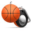 Elago AirTag Ball Case - Basket Ball