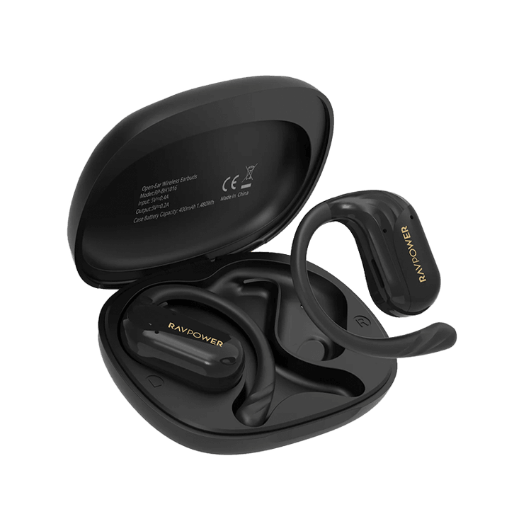 RavPower Open-Ear True Wireless Earbuds - Black