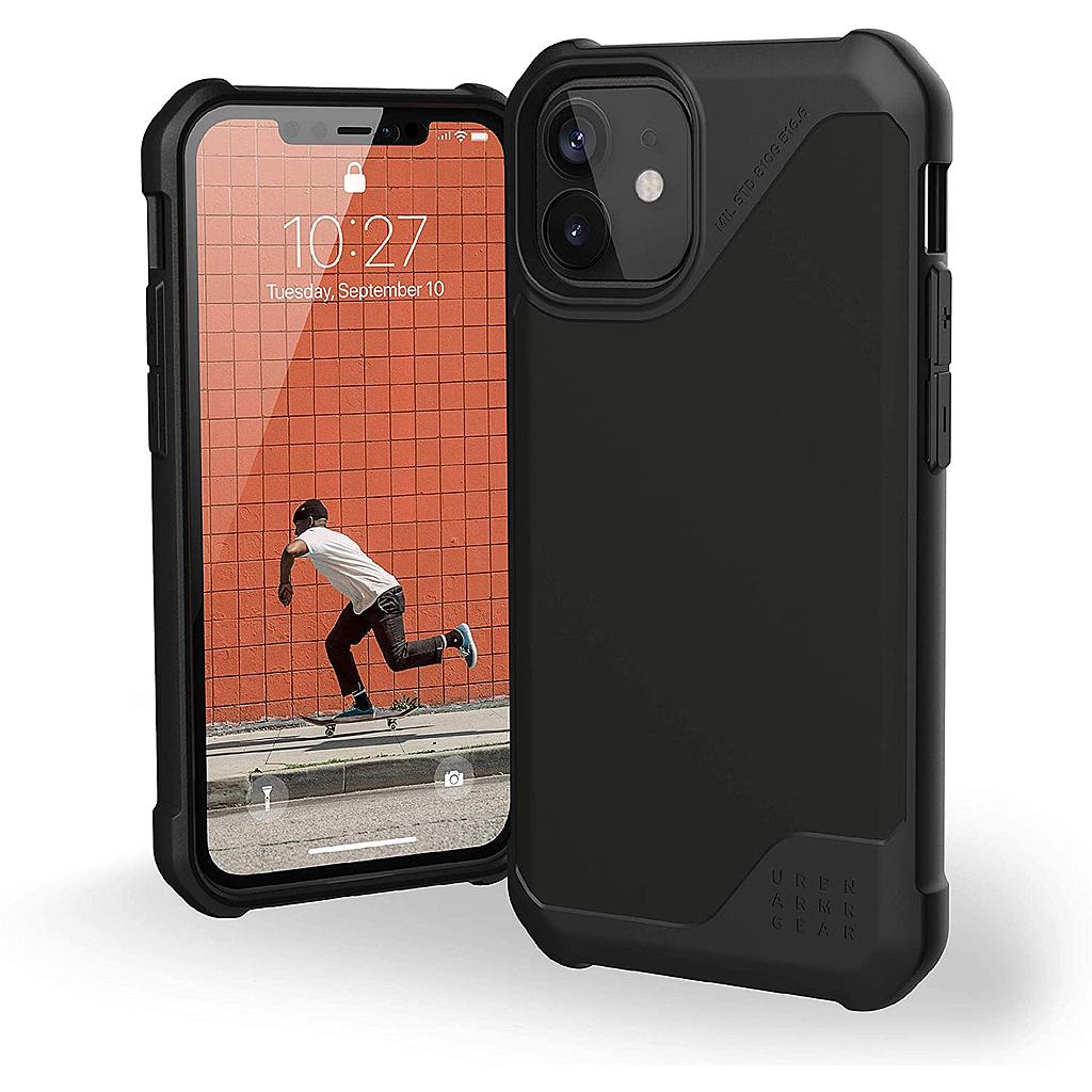 UAG iPhone 12 mini Metropolis LT SATN ARMR Case - PU Black