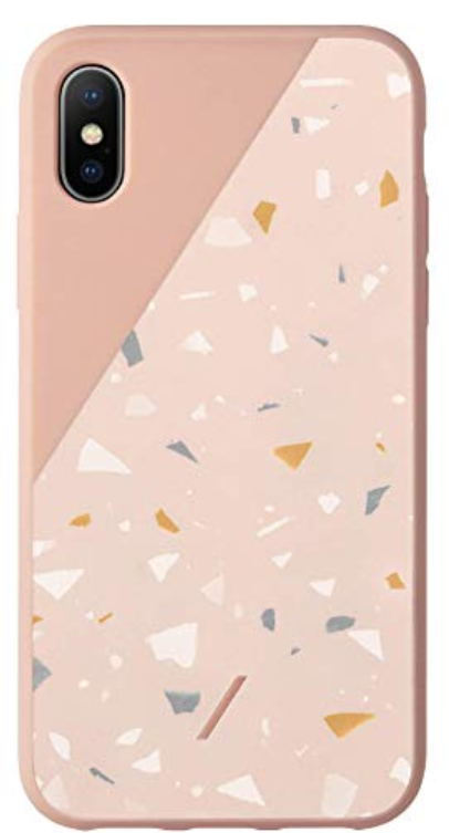 Native Union iPhone XS Max Clic Terrazzo Case - Rose