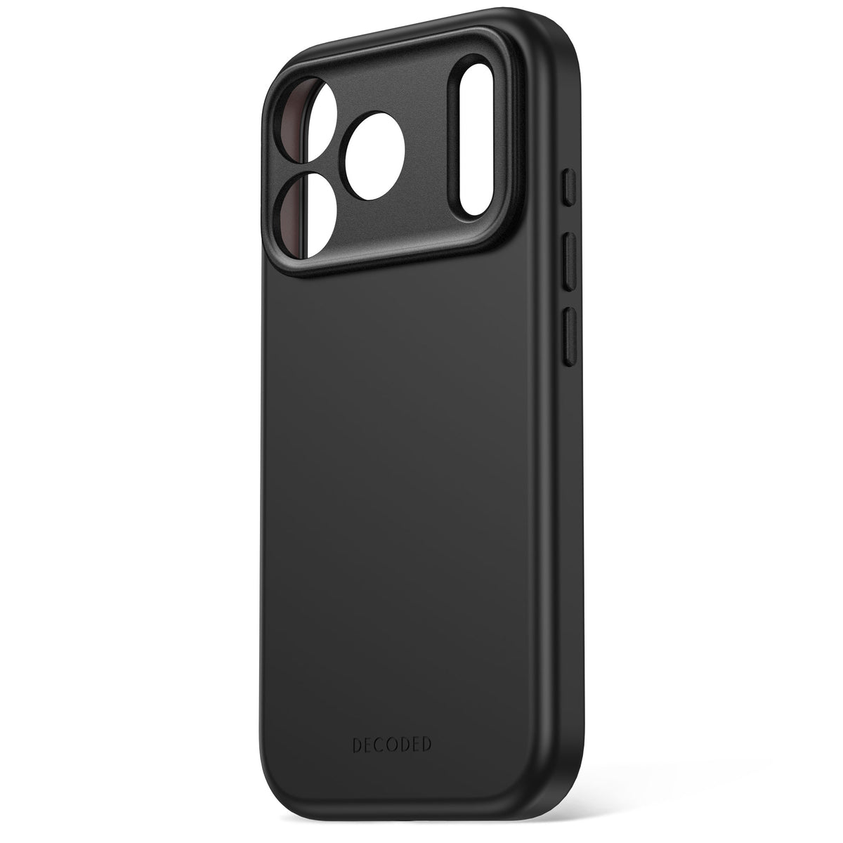 Decoded AntiMicrobial Silicone Backcover Case For Apple iPhone 18 Pro / Apple iPhone 17 Pro - Carbon Black